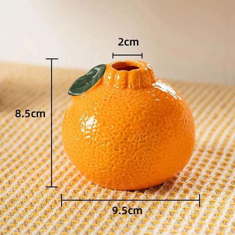 Clementine Ceramic Vase for Tabletop Decor