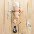 Willow Hanging Squirrel Solar Garden Light