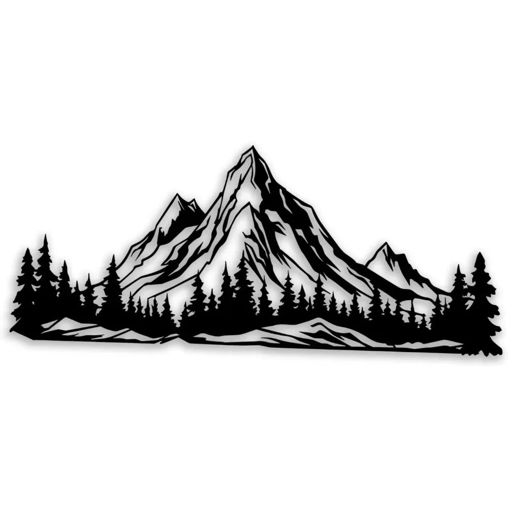Lakeview Round Metal Wall Art