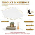 2-Piece Wooden Floating Corner Shelf Set for Kitchen, Living Room, or Bedroom