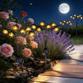 Willow 6-Head Solar Lantern Stake Light for Garden & Pathways