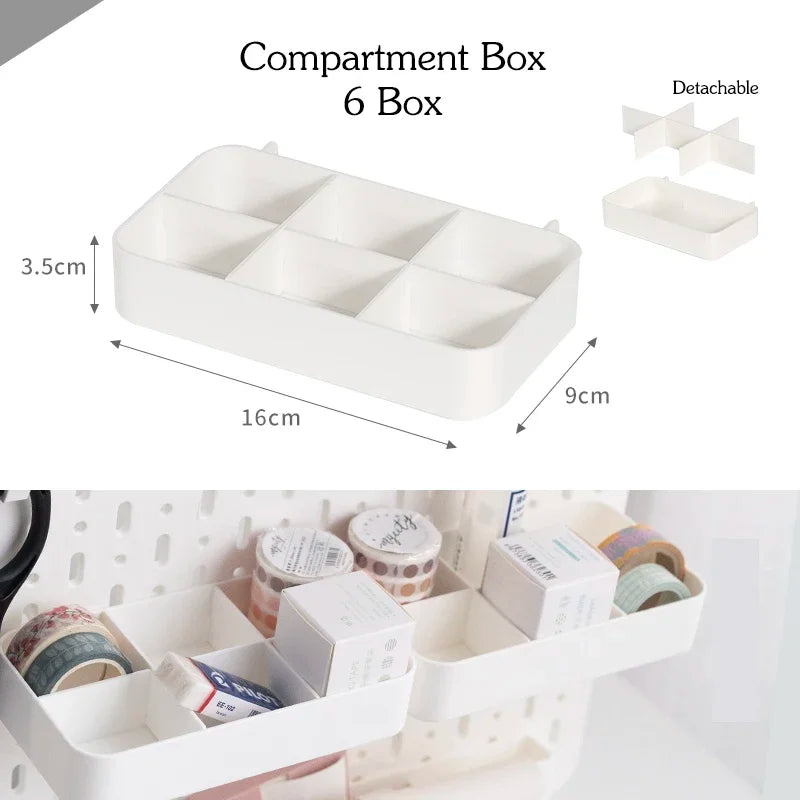 Customizable Pegboard Wall Organizer Accessories for Kitchen & Utility