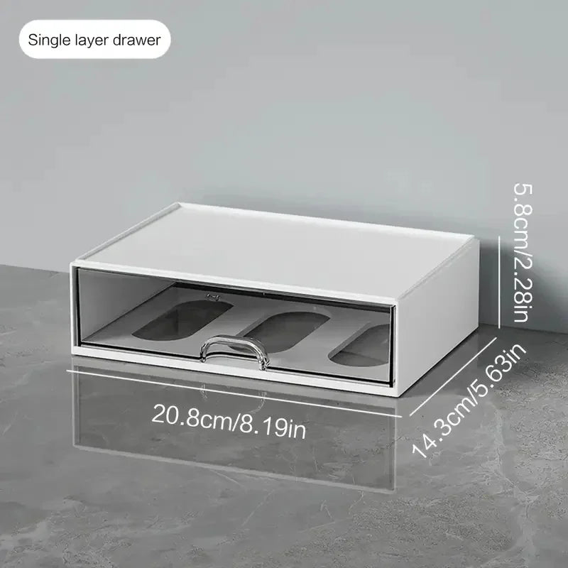 Desktop Drawer Organizer with Compartments for Home Office