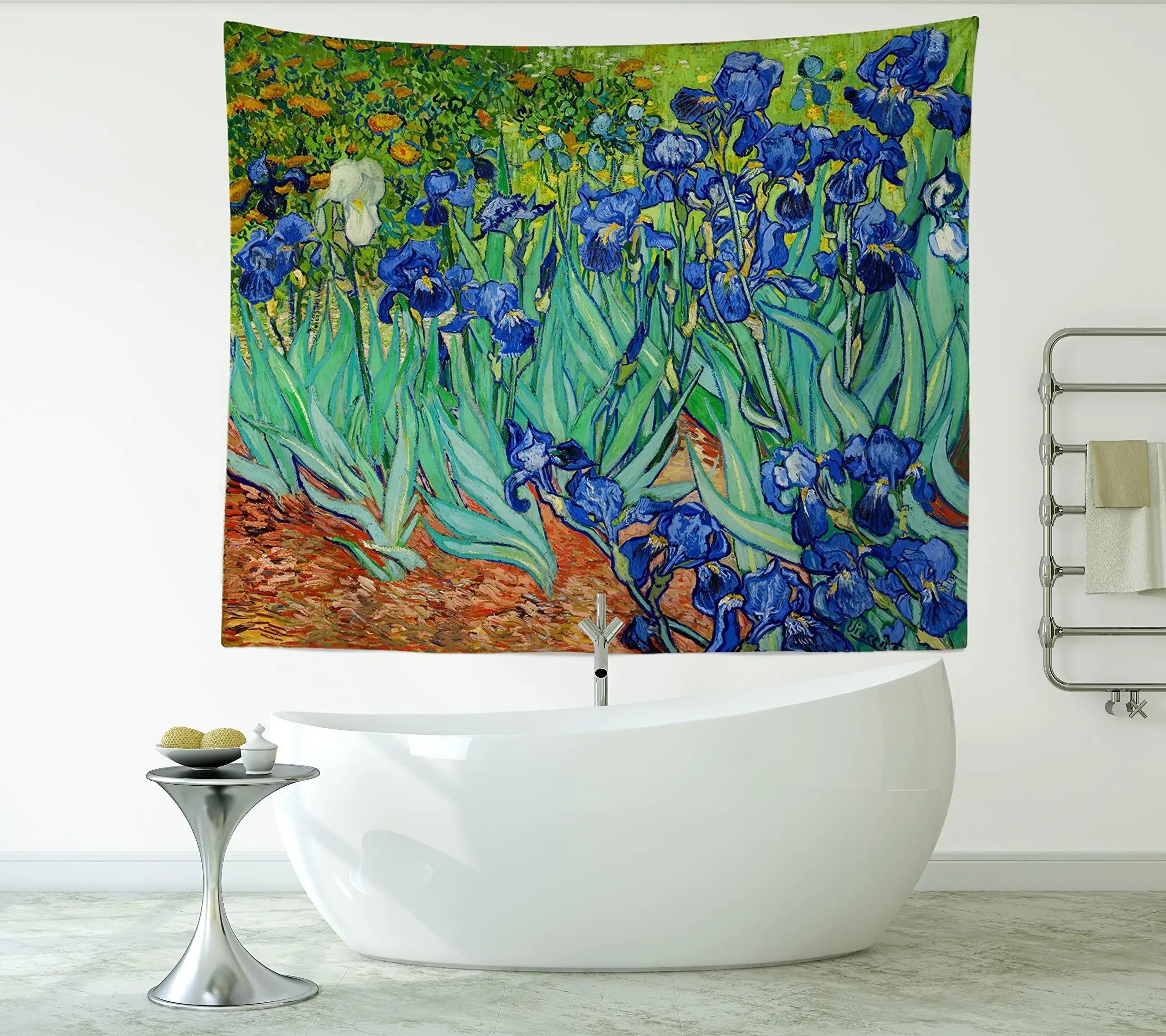 Van Gogh-Inspired Wall Tapestry – Artistic Polyester Hanging for Living Room or Bedroom