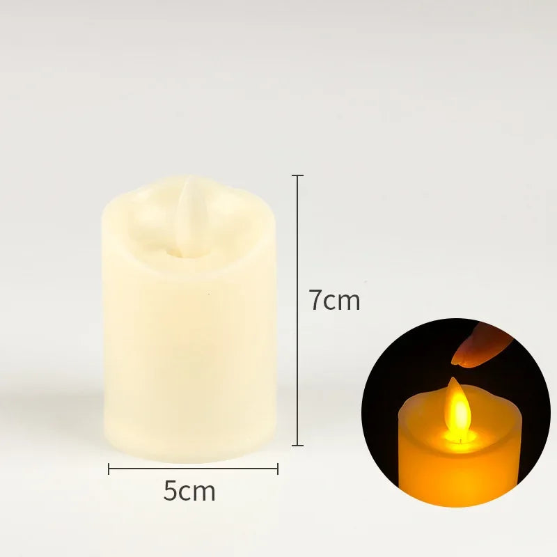 Flameless Flickering LED Pillar Candles for Cozy Home and Safe Ambiance