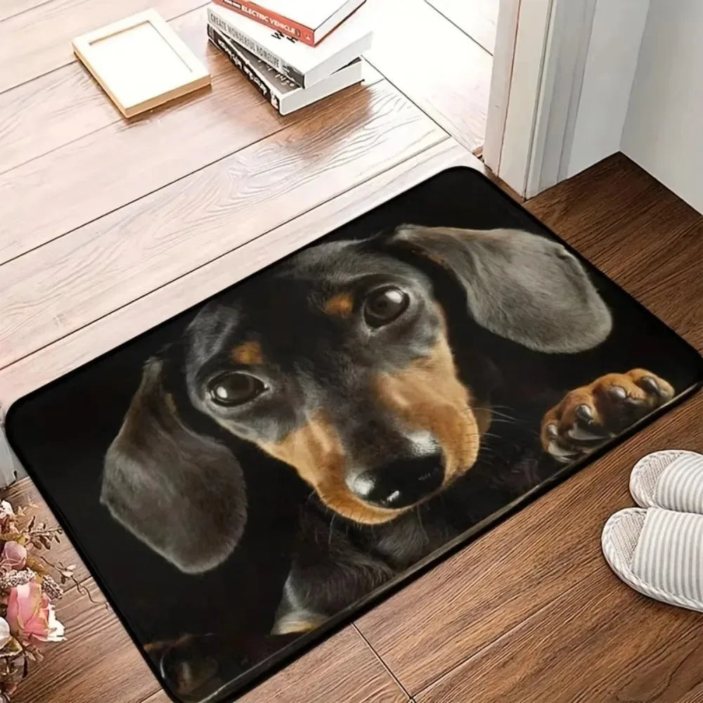 Animal Friends Soft Doormat for Entryway, Kitchen, or Bath