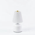 Arden Pleated Rechargeable Table Lamp