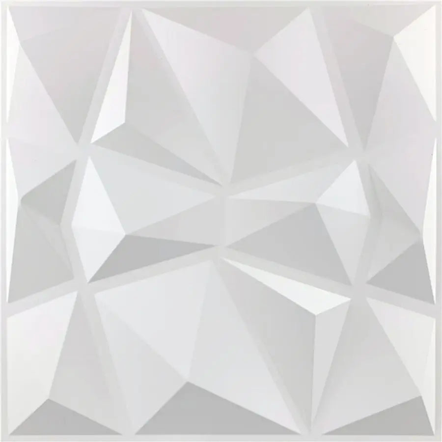 3D Textured PVC Wall Panels – 12 or 20 Square Tiles for Modern Accent Walls, Living Room & Bedroom