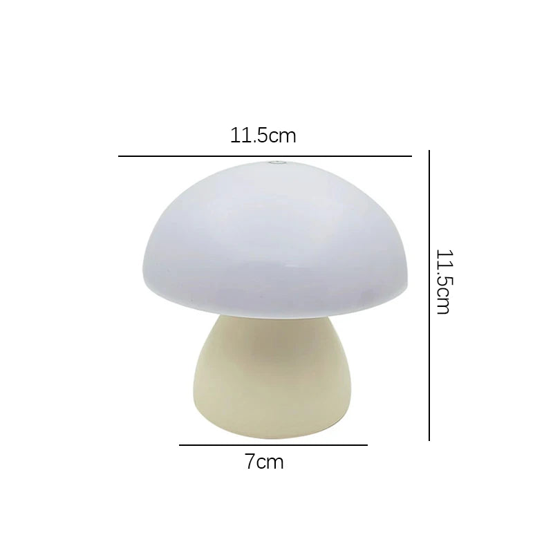 Marlow Mushroom Rechargeable LED Night Light