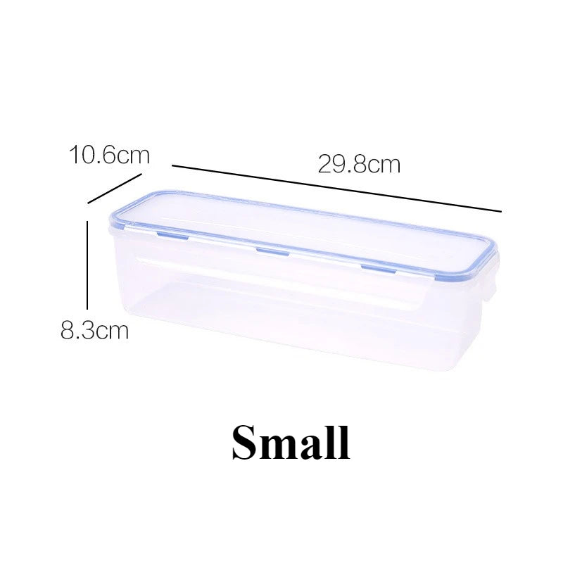 Stackable Airtight Bread Storage Box with Lid – Plastic Loaf & Sandwich Keeper for Fresh Kitchen Counter Organization