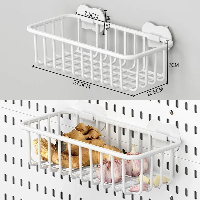 Customizable Pegboard Wall Organizer Accessories for Kitchen & Utility