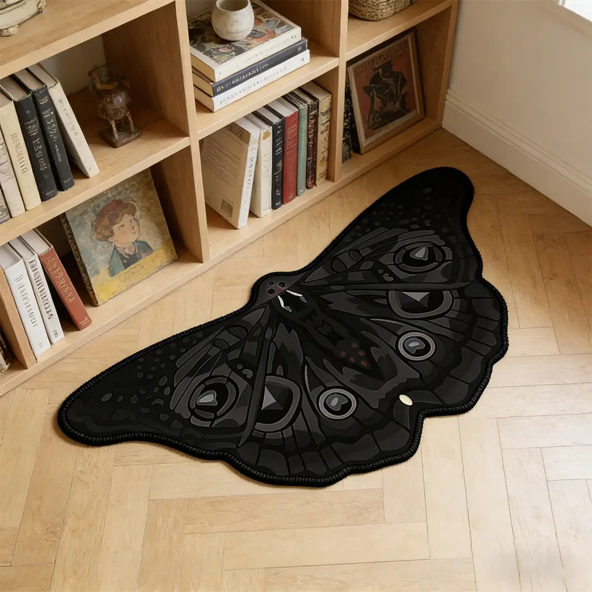 Mariposa Shaped Boho Runner Rug for Bedroom, Entryway, or Living Room