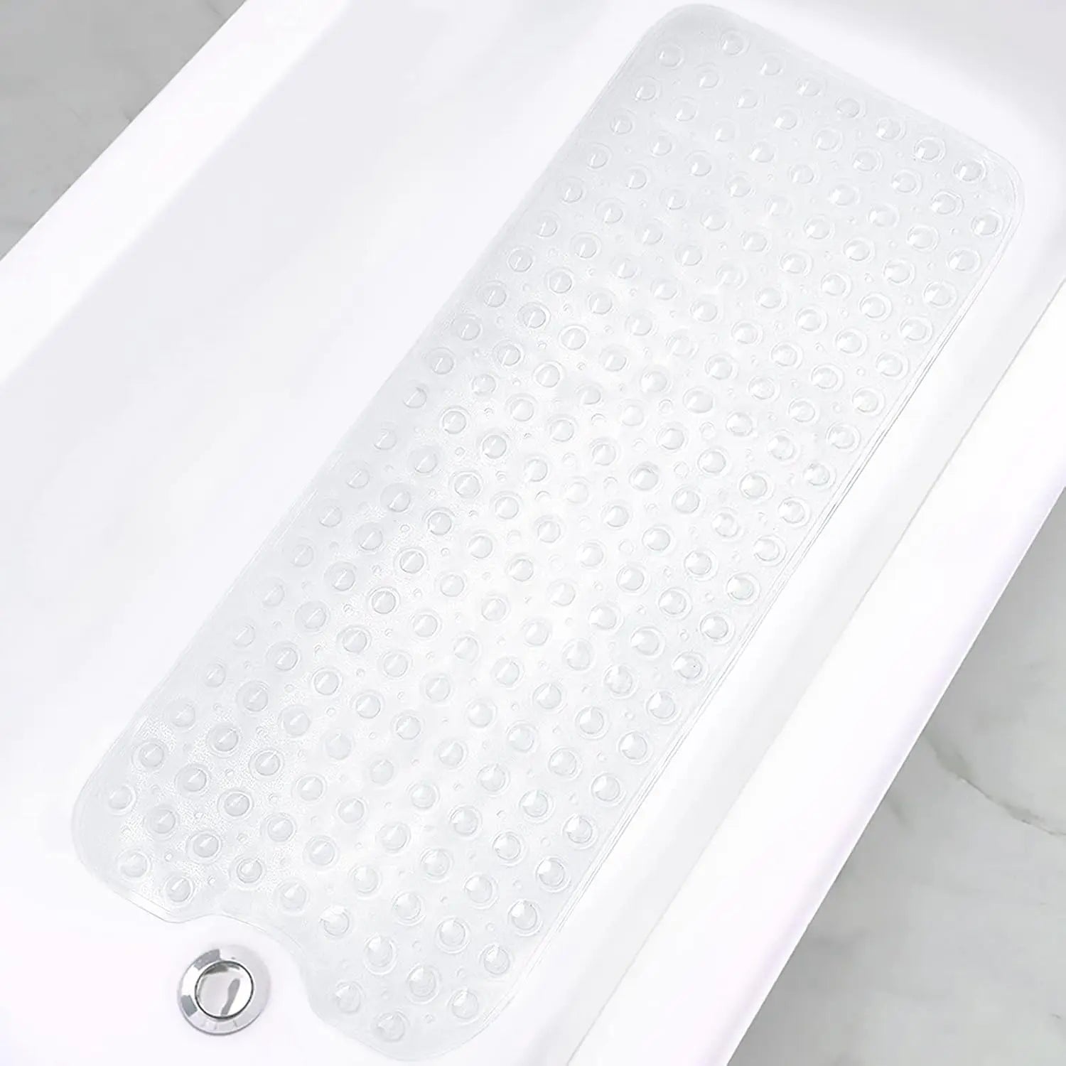 Extra-Long Non-Slip Bath Mat for Kids & Toddlers — 40x100cm, Suction Cups