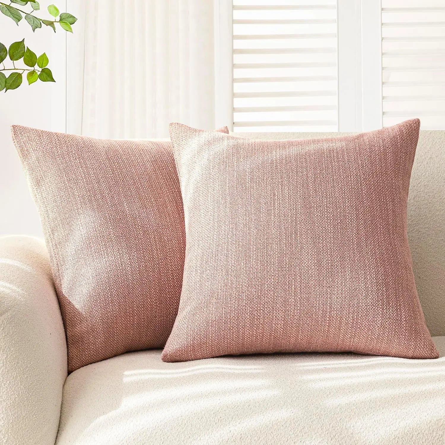 Rowan Woven Chenille Throw Pillow Cover