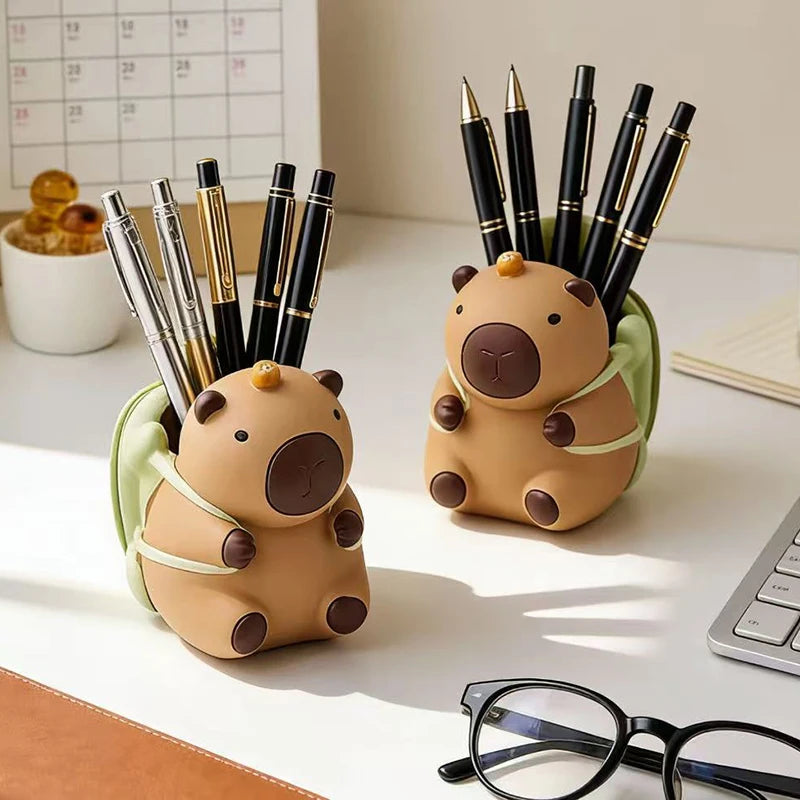 Campy Animal Resin Pen Holder for Desk or Home Office