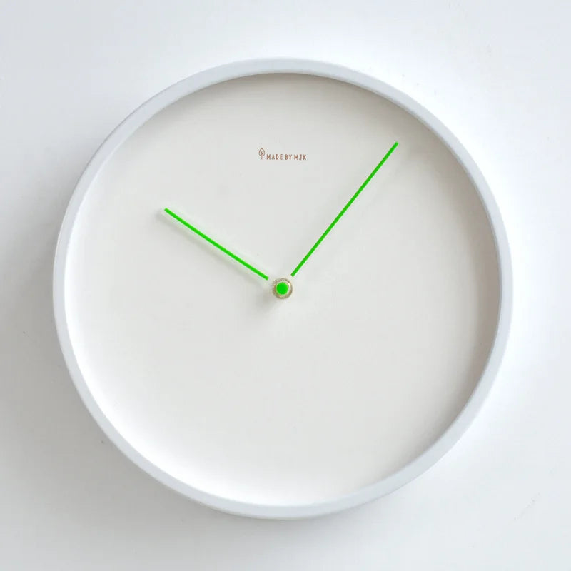 Isla Minimalist Wall Clock – Metal Frame, Silent Quartz Movement