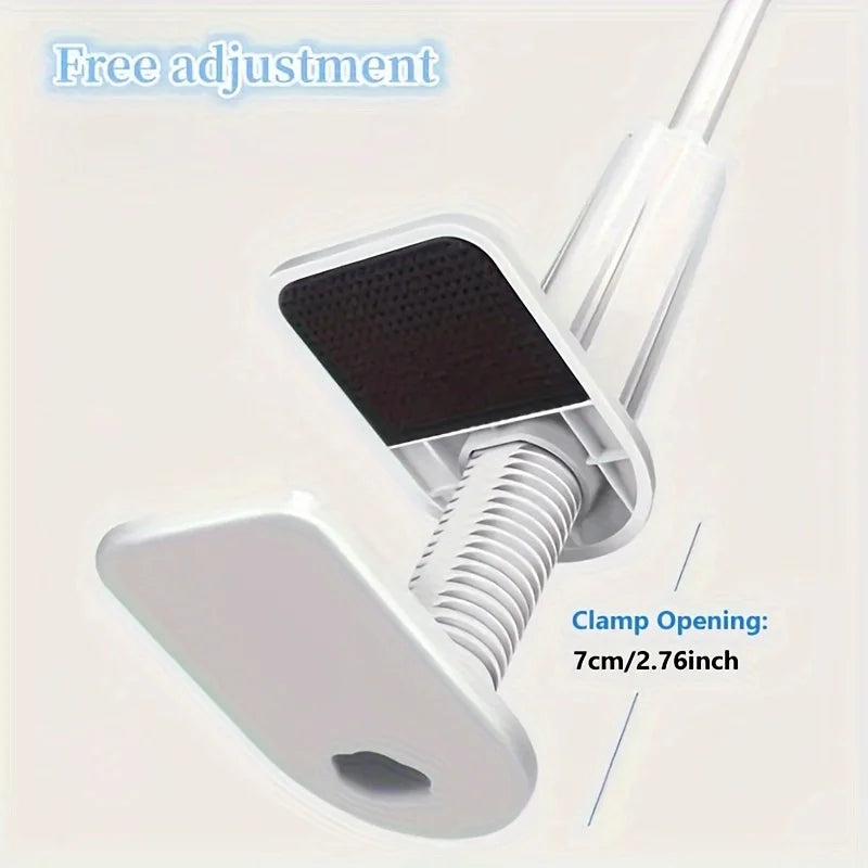 Bedside CPAP Hose Holder with Adjustable Clamp for Headboard or Nightstand