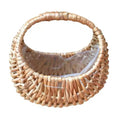 Marin Woven Rattan Flower Basket with Handle