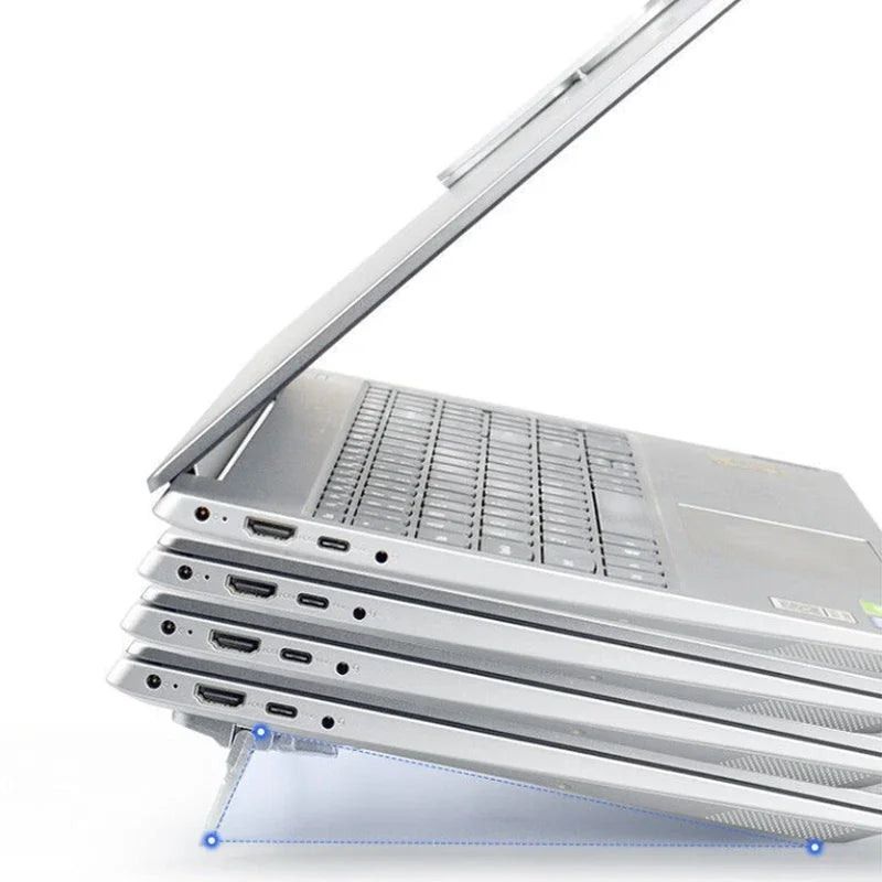 Mini Foldable Laptop Risers (Set of 2) for Desk or Couch