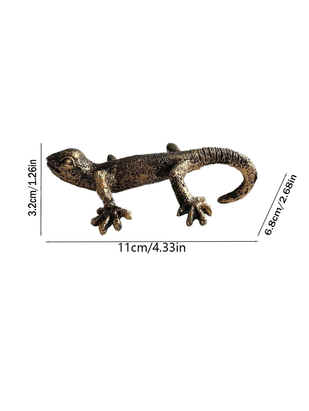 Gecko Resin Planter Figurine – Decorative Garden Pot Ornament