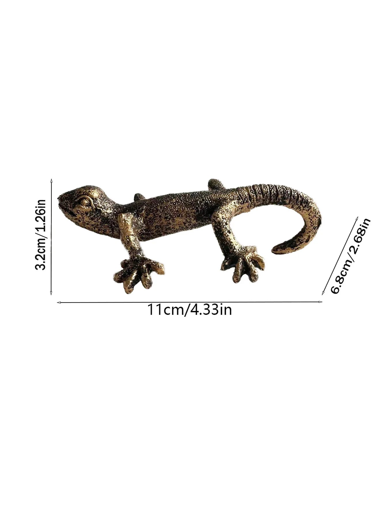 Gecko Resin Planter Figurine – Decorative Garden Pot Ornament