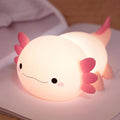 Willow Axolotl Silicone Night Light for Kids’ Rooms