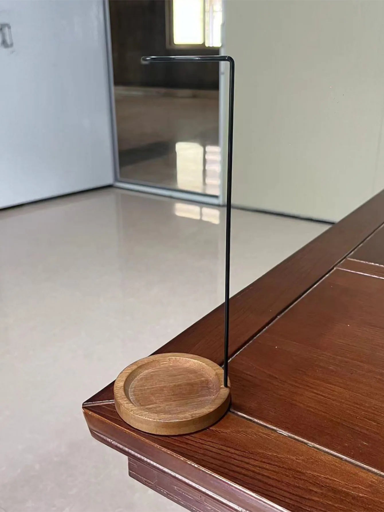 Wooden Incense Stick Holder with Round Tray for Calm Spaces