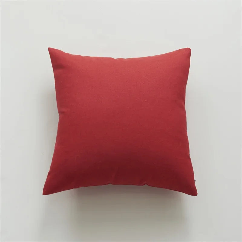 Solid Color Outdoor Waterproof Cushion Cover for Patio or Porch