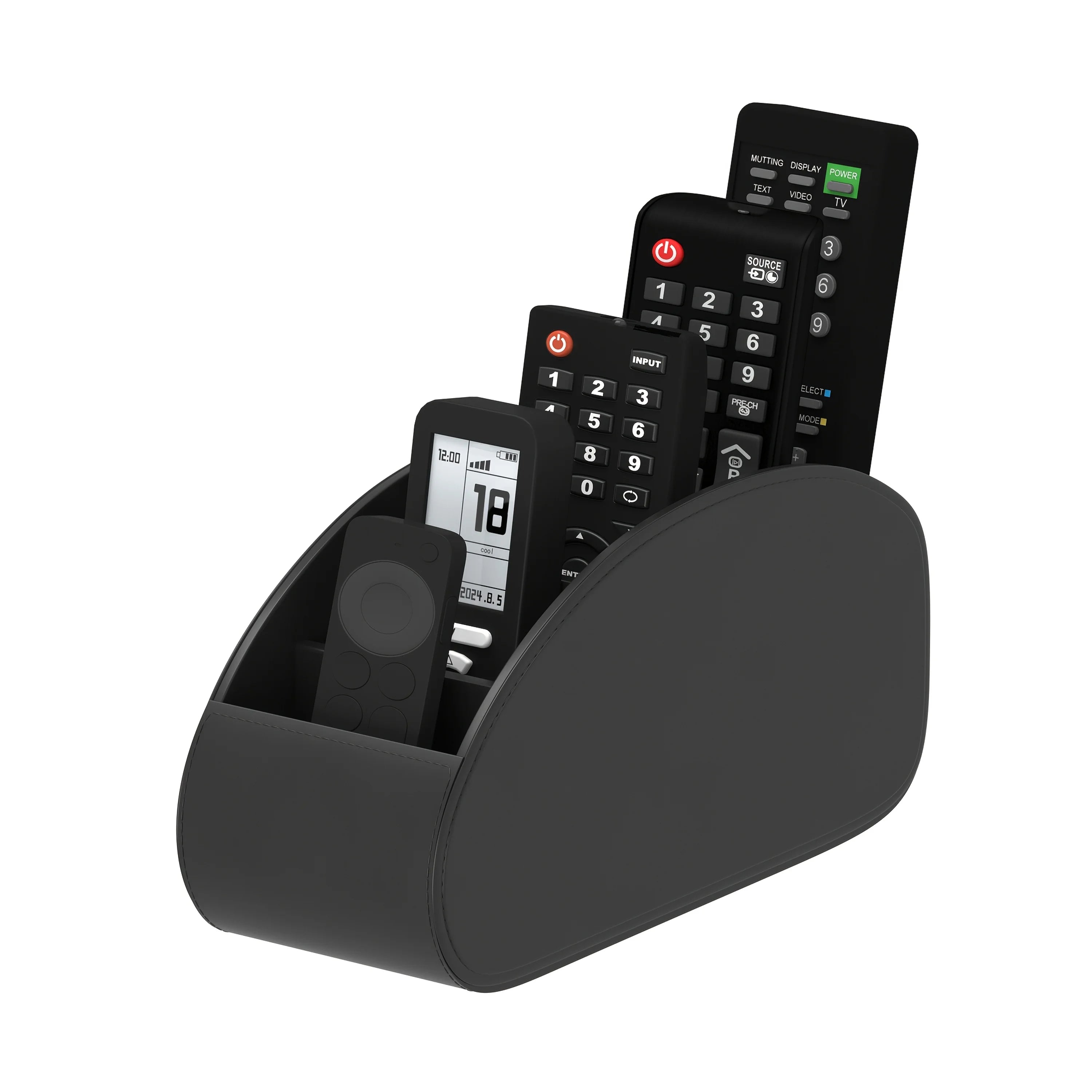 Remote Control Organizer Caddy for Living Room & Bedside Tables