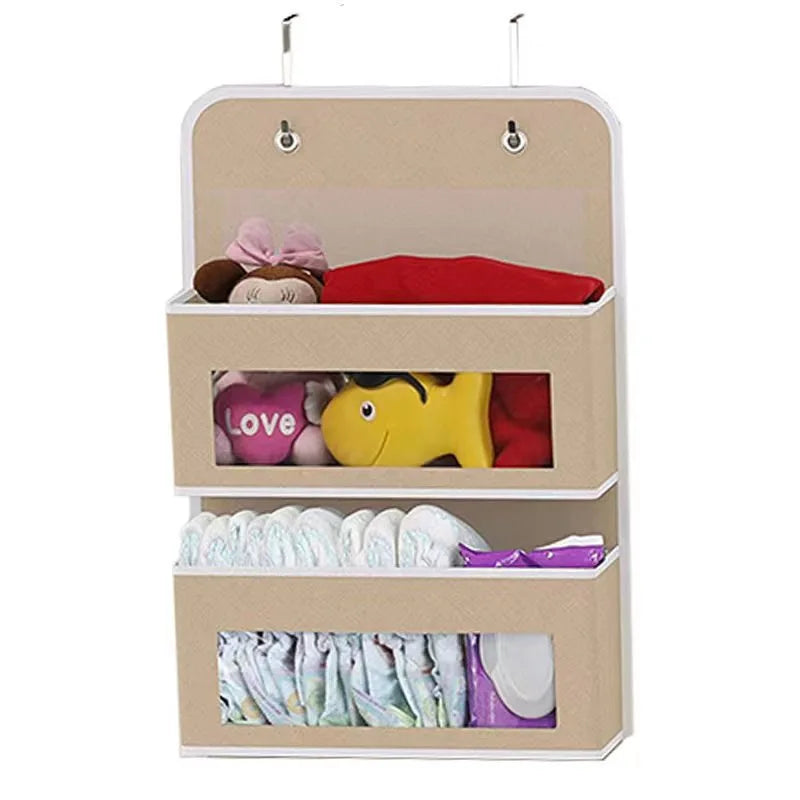 Over-the-Door 5-Pocket Hanging Organizer for Bedroom or Bathroom
