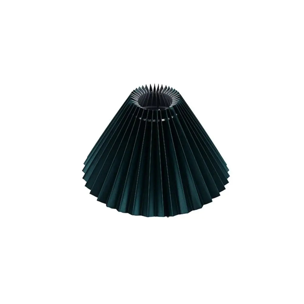 Eloise Pleated Cloth Lampshade – Modern Cone Light Cover