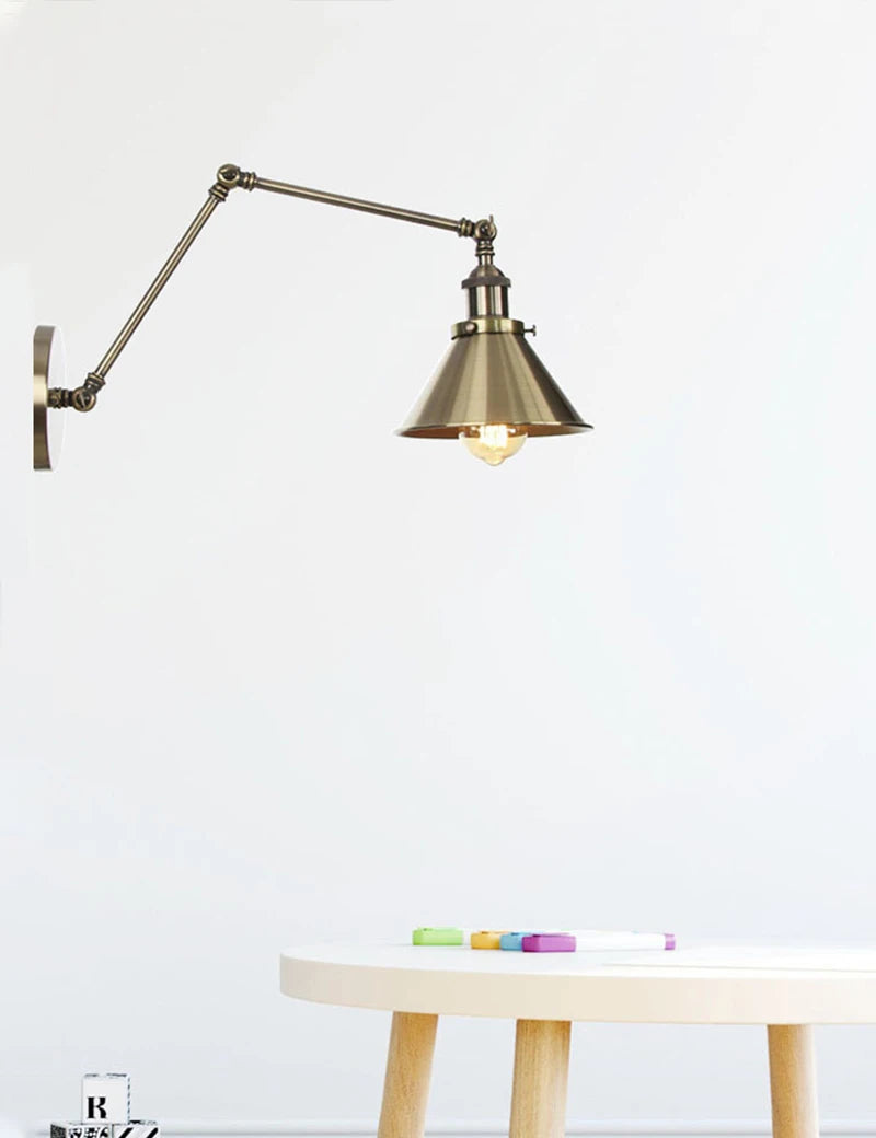 Arden Adjustable Long Arm Wall Sconce