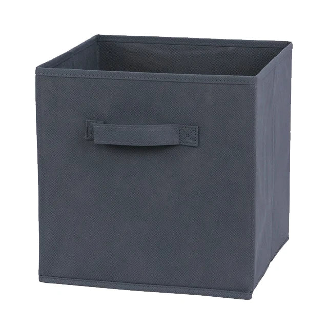Foldable Fabric Cube Storage Bin for Shelves, Closets & Playrooms