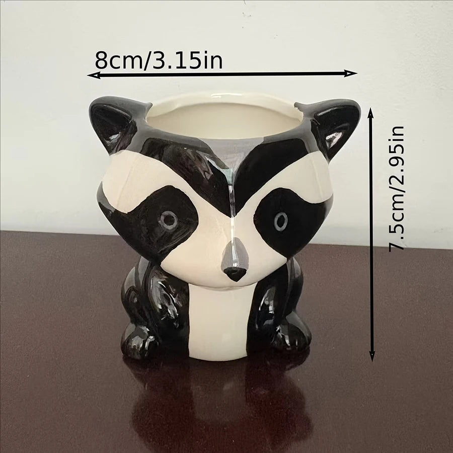 Willow Animal Ceramic Planter for Succulents – Balcony & Table Decor
