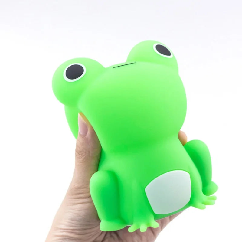 Willow Frog Silicone Night Light with Timer – Rechargeable Kids Room Lamp