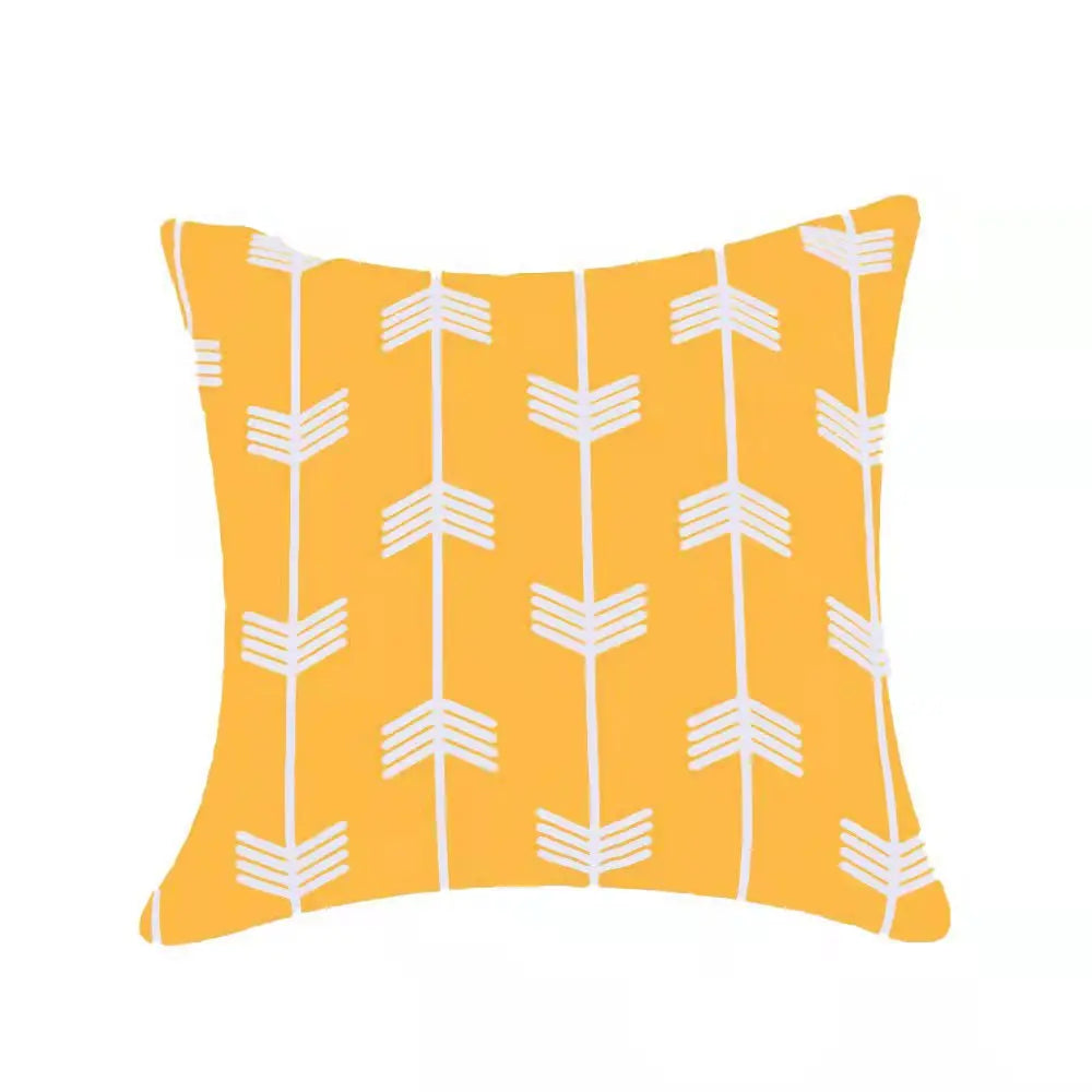 Modern Geometric Outdoor Cushion Covers – Splash Proof Oxford Cloth for Patio, Garden, or Terrace