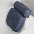 Supportive Air Mesh Bath Pillow for Neck and Back Comfort