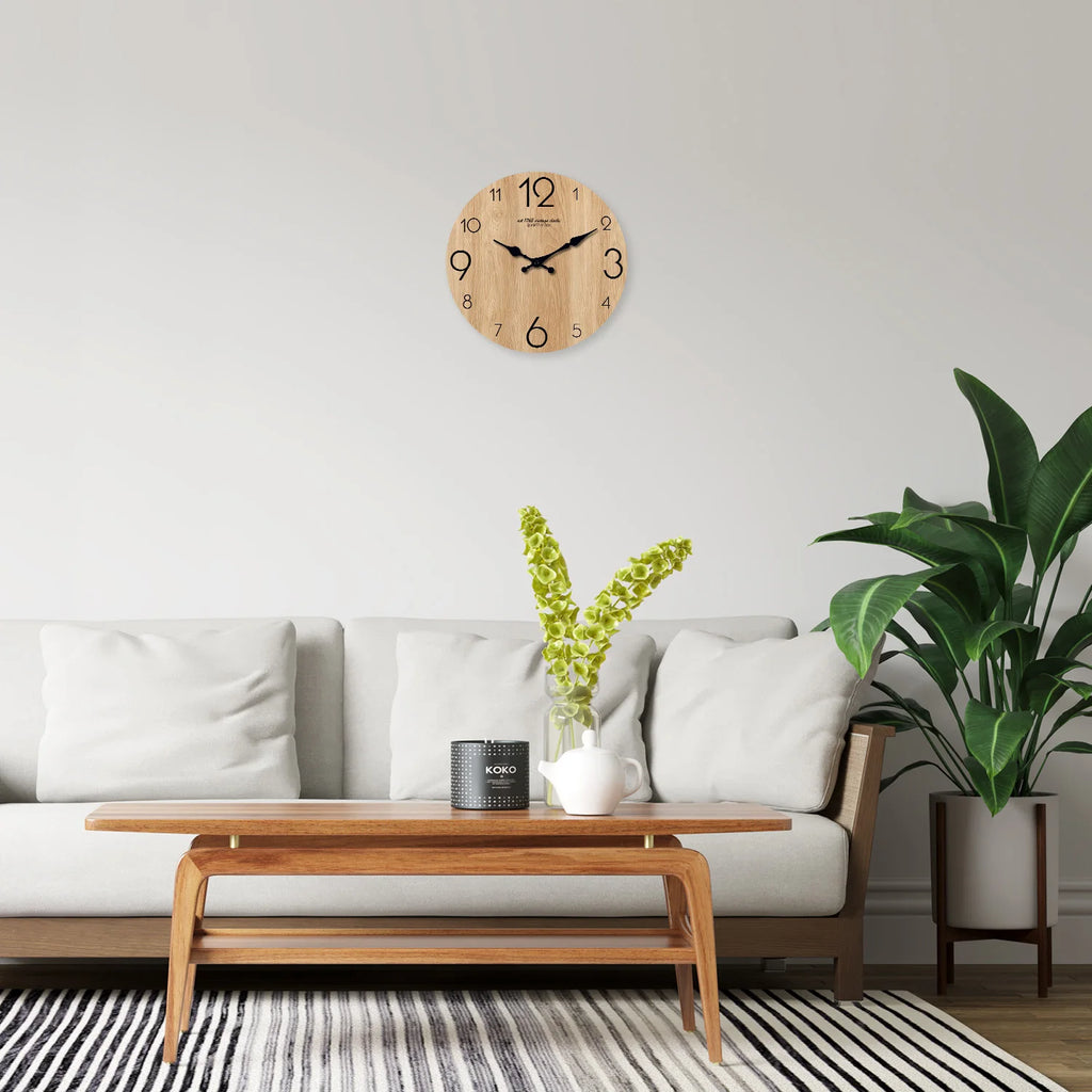Arden Wood Grain Wall Clock