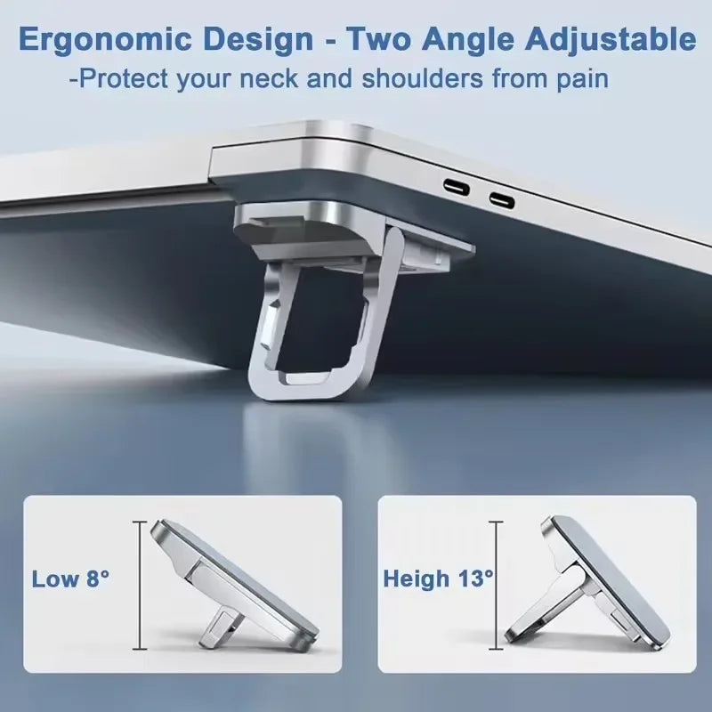 Mini Foldable Laptop Risers (Set of 2) for Desk or Couch