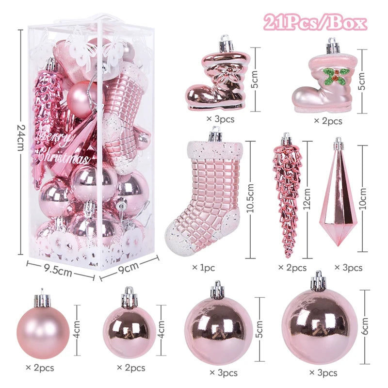 Winterberry Christmas Ornament Set for Tree Decorating