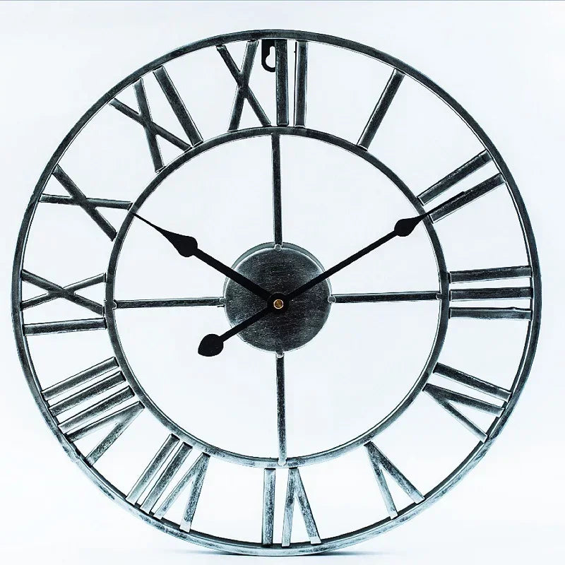 Wren Metal Roman Numeral Wall Clock, 40cm